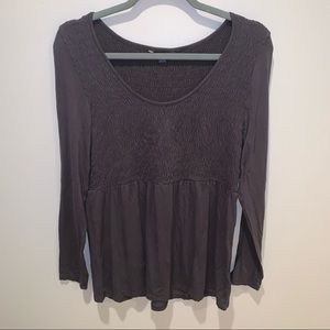 American Eagle smocked long sleeve size L